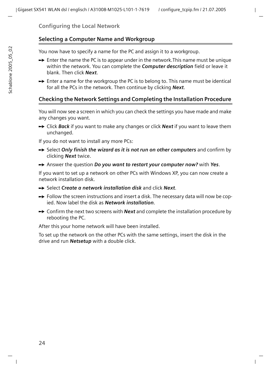Siemens Gigaset SX541 WLAN dsl User Manual | Page 26 / 187