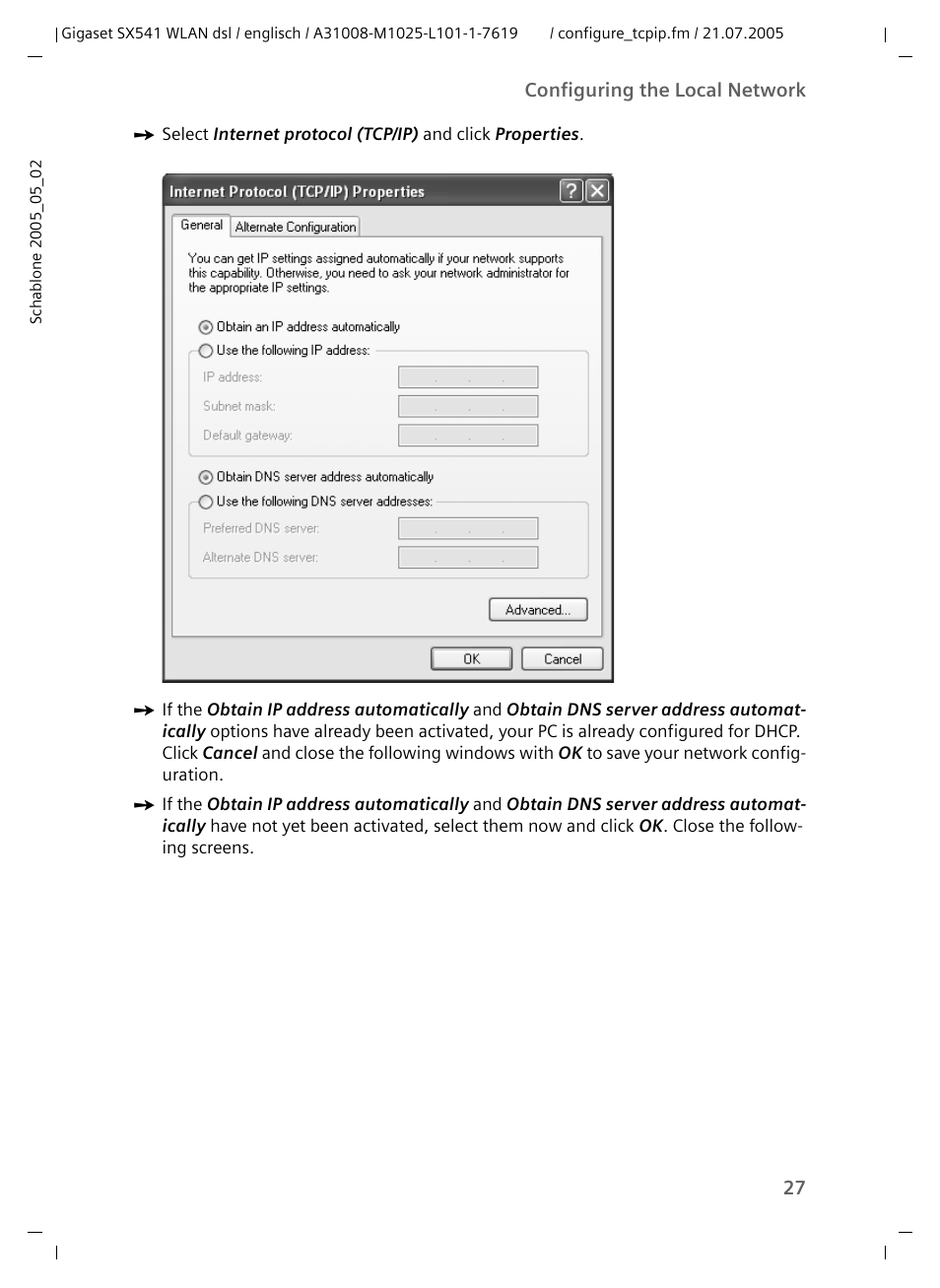 Siemens Gigaset SX541 WLAN dsl User Manual | Page 29 / 187