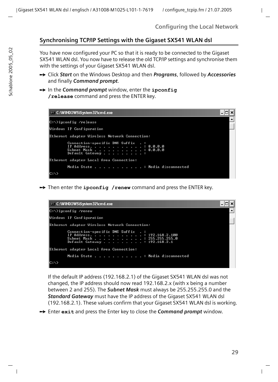 Siemens Gigaset SX541 WLAN dsl User Manual | Page 31 / 187