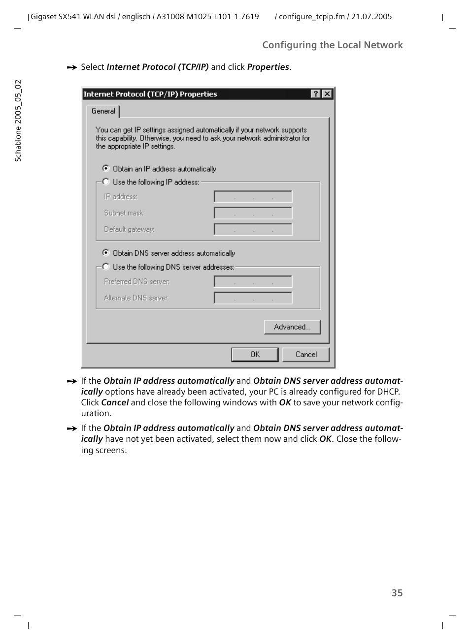 Siemens Gigaset SX541 WLAN dsl User Manual | Page 37 / 187