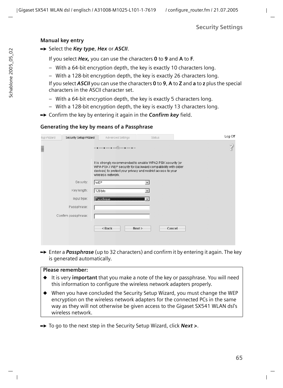 Siemens Gigaset SX541 WLAN dsl User Manual | Page 67 / 187