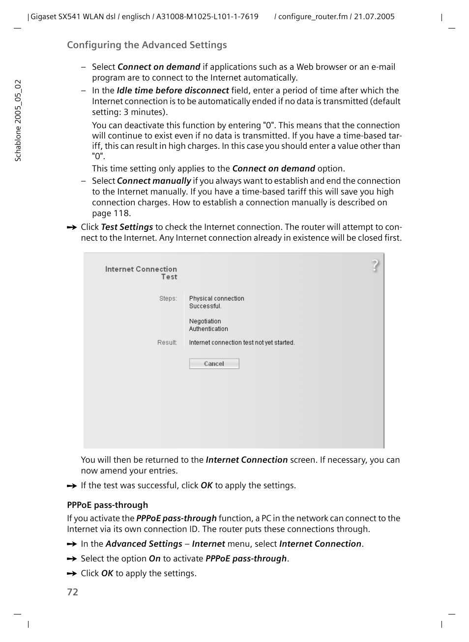 Siemens Gigaset SX541 WLAN dsl User Manual | Page 74 / 187