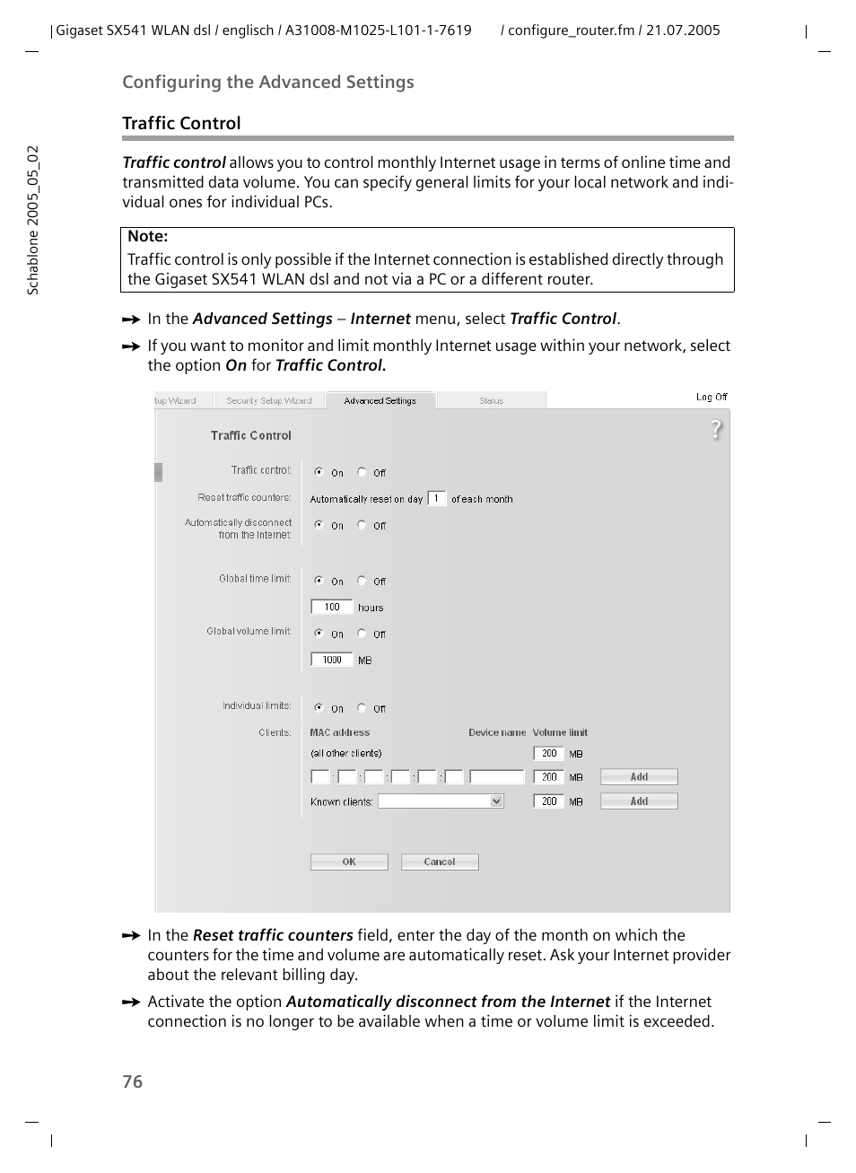 Siemens Gigaset SX541 WLAN dsl User Manual | Page 78 / 187