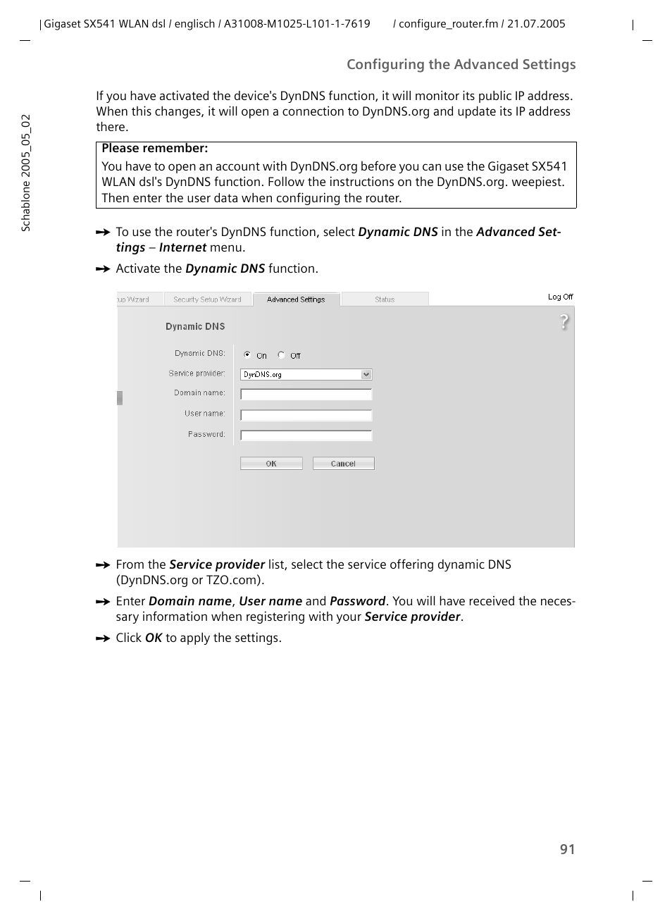 Siemens Gigaset SX541 WLAN dsl User Manual | Page 93 / 187