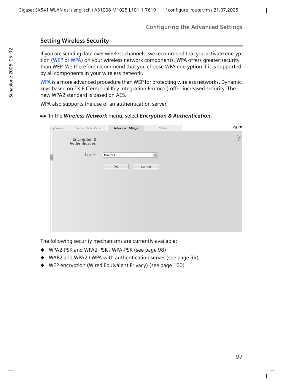 Siemens Gigaset SX541 WLAN dsl User Manual | Page 99 / 187