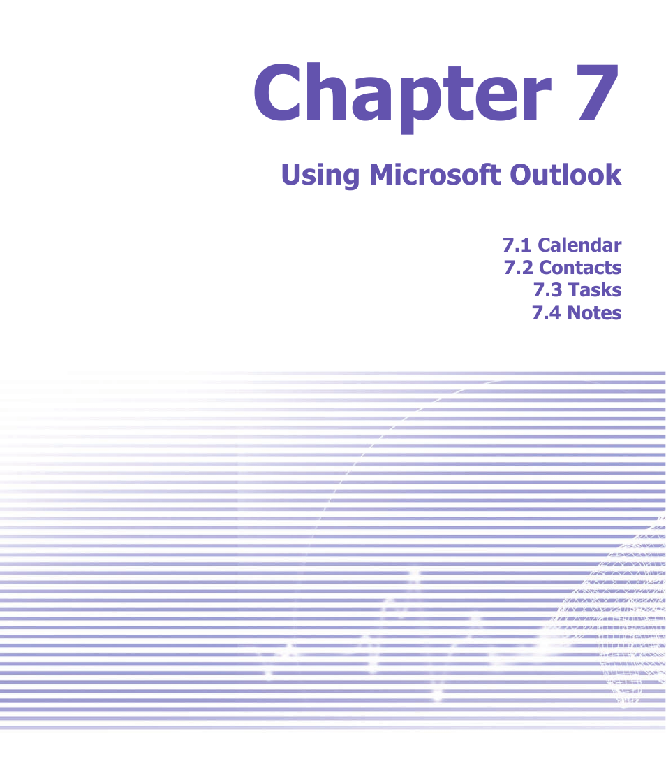 Chapter 7, Using microsoft outlook | Siemens SX66 User Manual | Page 120 / 179