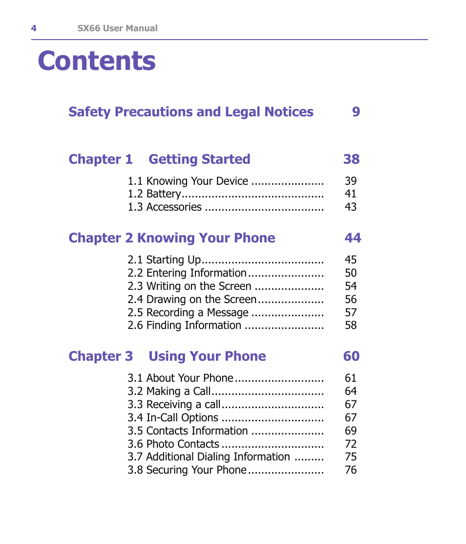 Siemens SX66 User Manual | Page 4 / 179
