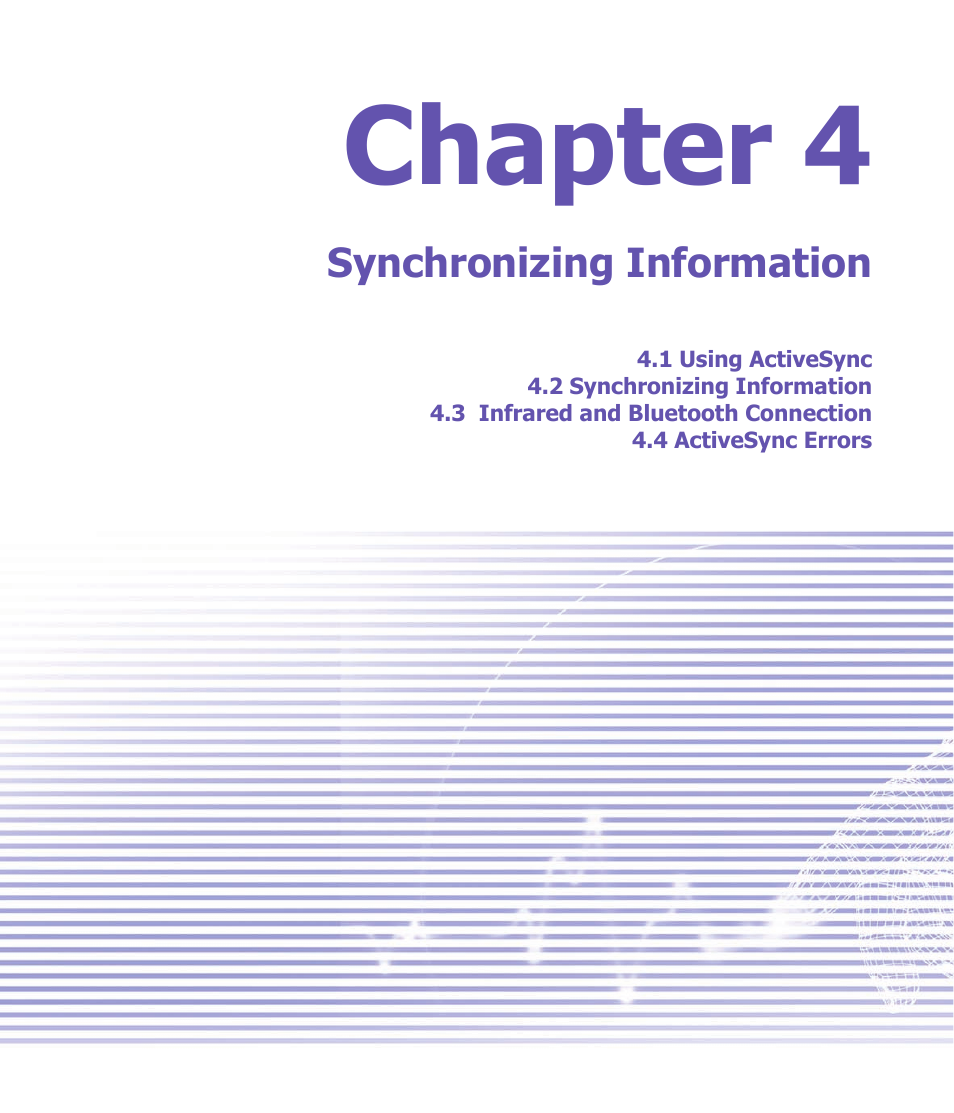 Chapter 4, Synchronizing information | Siemens SX66 User Manual | Page 78 / 179