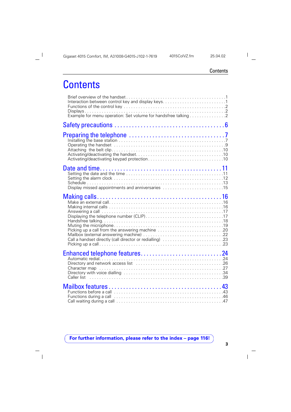 Siemens 4015 User Manual | Page 4 / 121