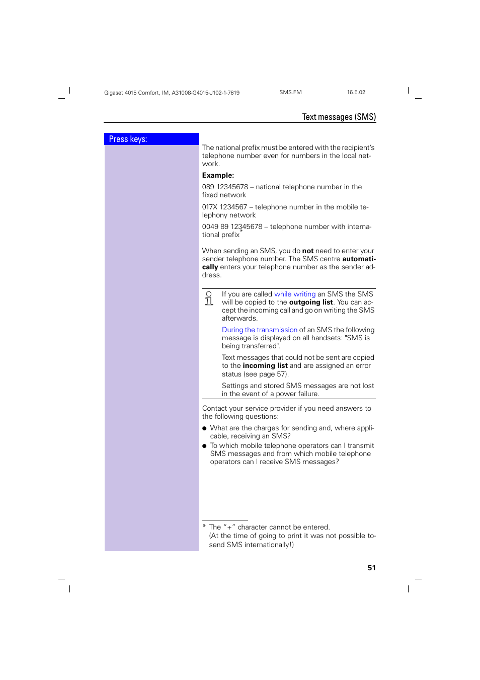 Siemens 4015 User Manual | Page 52 / 121