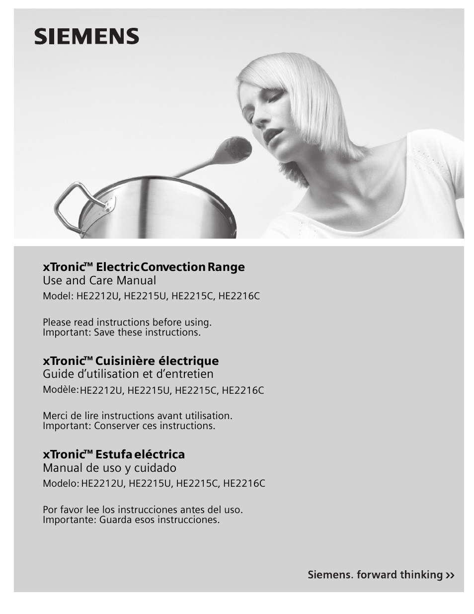 Siemens HE2216C User Manual | 112 pages