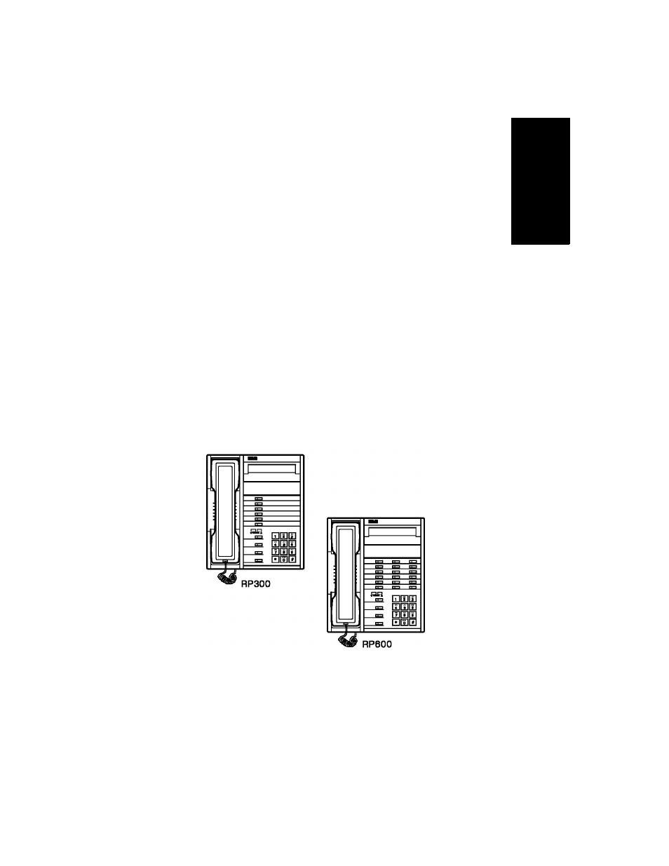 Chapter 1 introduction, The rolmphone 300 and 600 series, Chapter 1. introduction | The rolmphone 300 and 600 series -1, Figure 1-1, Rolmphone 312l and 624sl telephones -1 | Siemens 600Series User Manual | Page 15 / 170