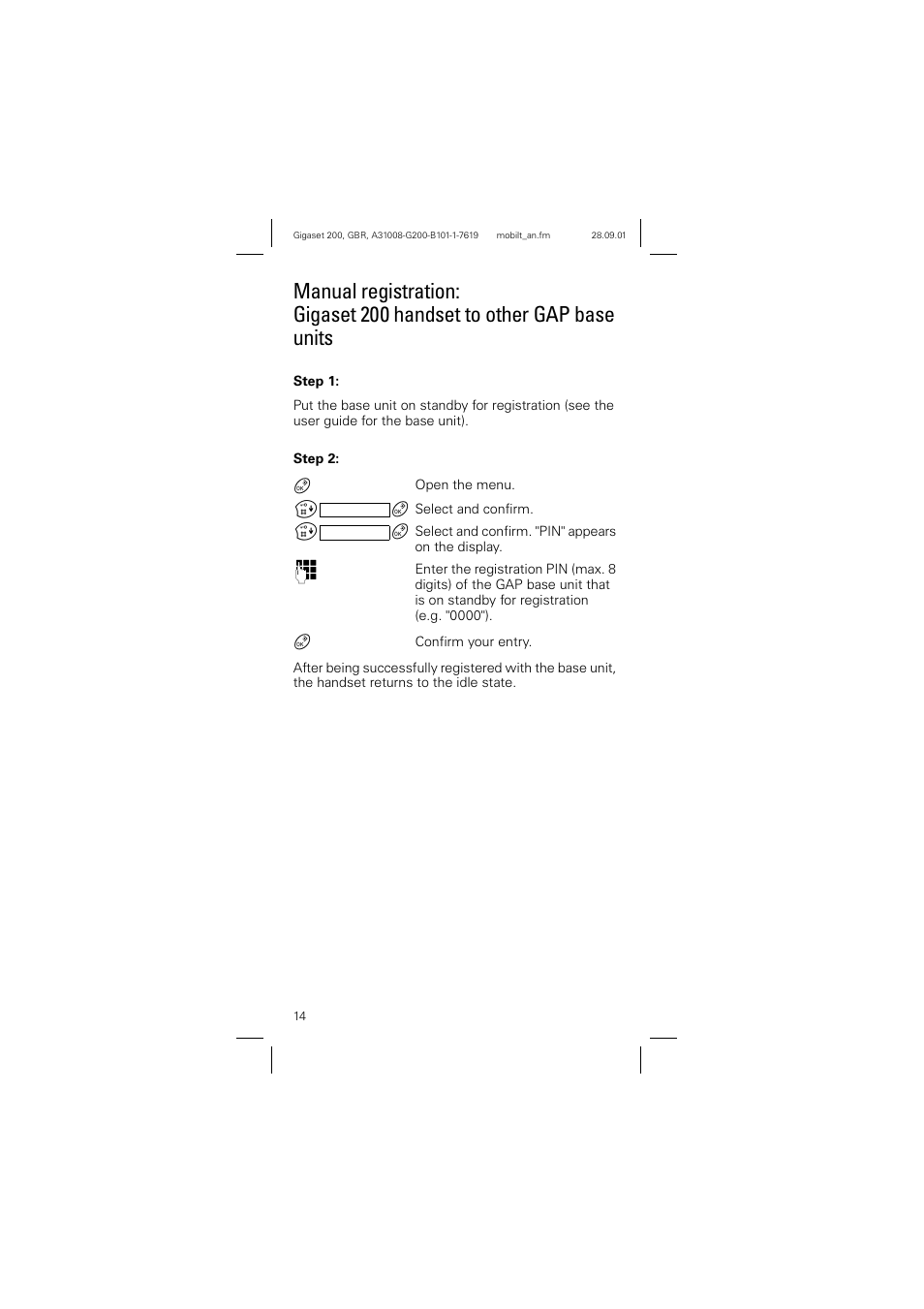 Siemens optipoint 200 User Manual | Page 14 / 27