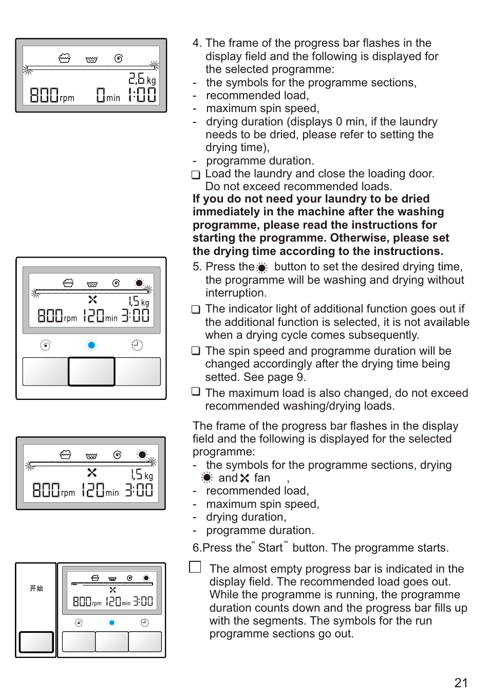 Siemens WD7005 User Manual | Page 23 / 54