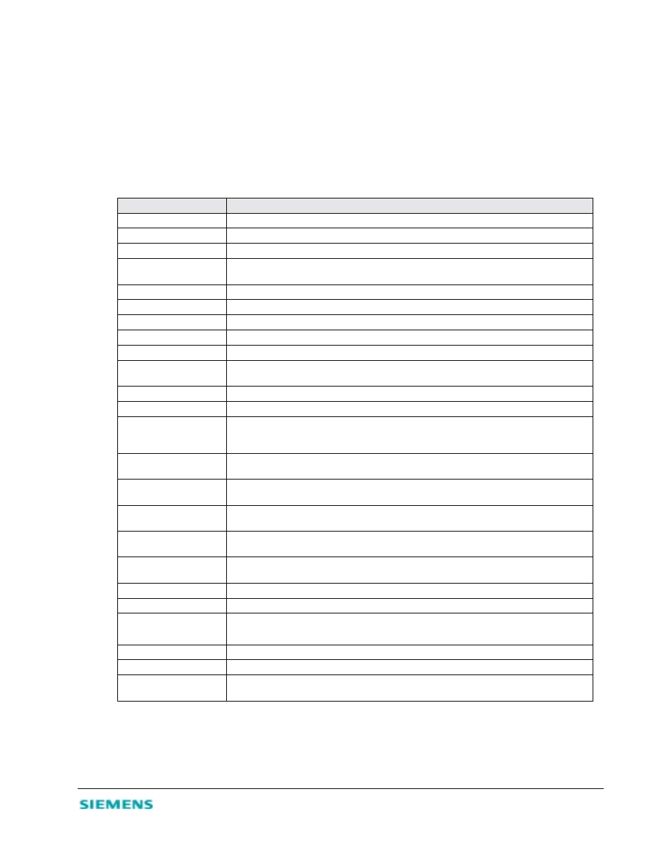 Menu selections | Siemens 2614 User Manual | Page 13 / 44