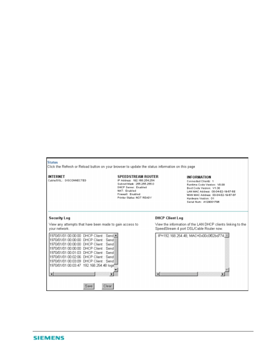 Configuration changes, View network and device status | Siemens 2614 User Manual | Page 14 / 44