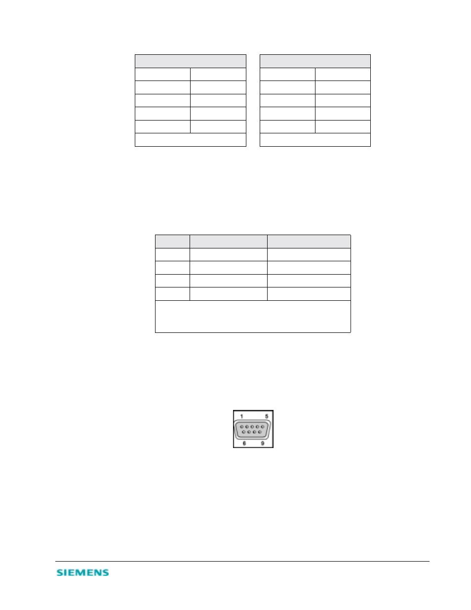 Rj-45 pin numbering, Rj-45 pin assignments, Serial port pin assignments | Siemens 2614 User Manual | Page 39 / 44