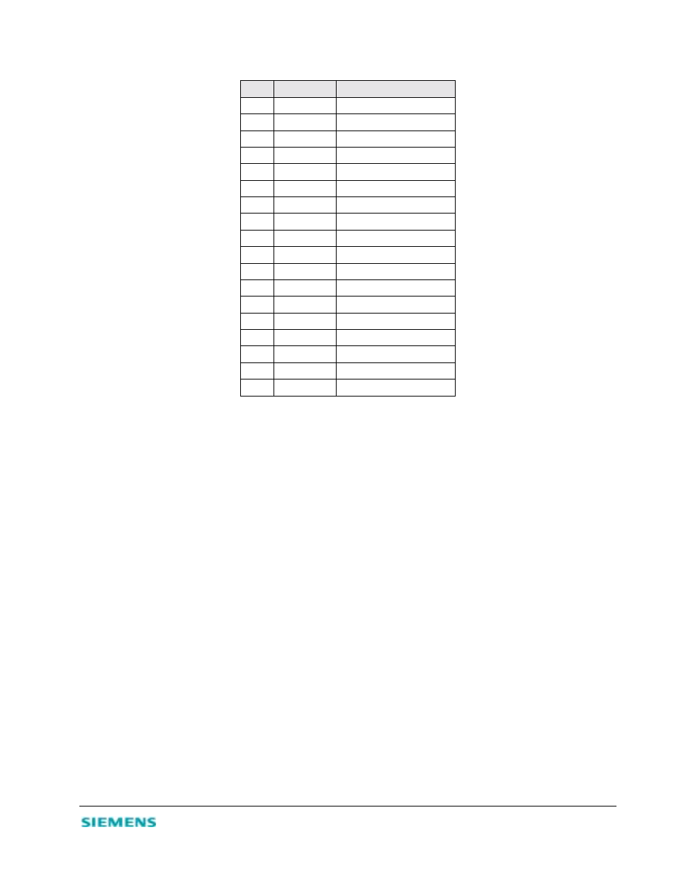 Db-25 printer port pin assignments | Siemens 2614 User Manual | Page 42 / 44