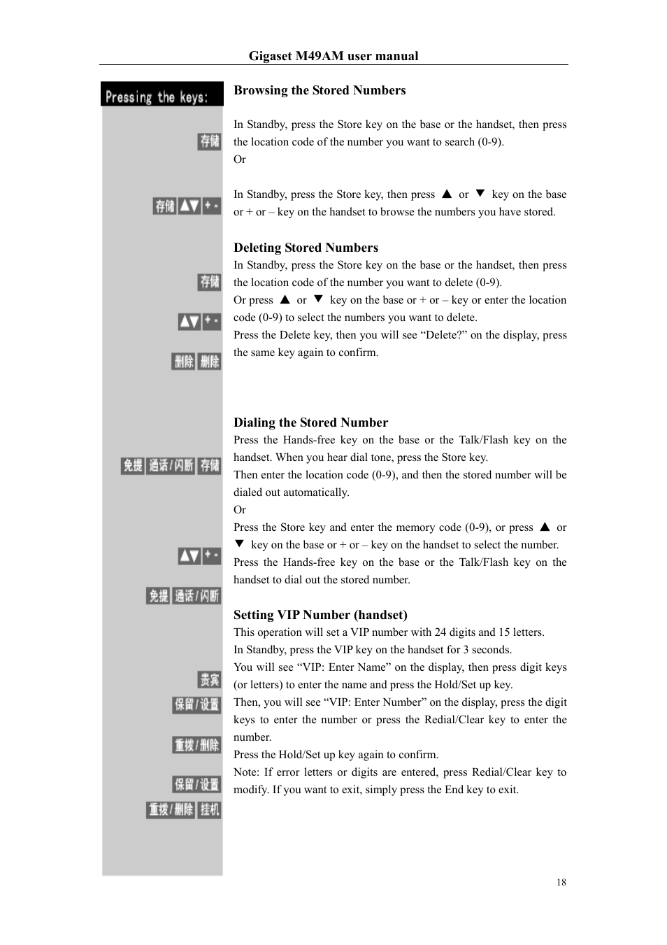 Siemens Gigaset M49AM User Manual | Page 18 / 26