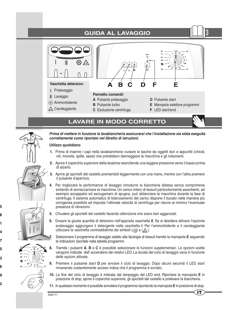 Guida al lavaggio, Lavare in modo corretto | Ardo TLN106E User Manual | Page 3 / 36
