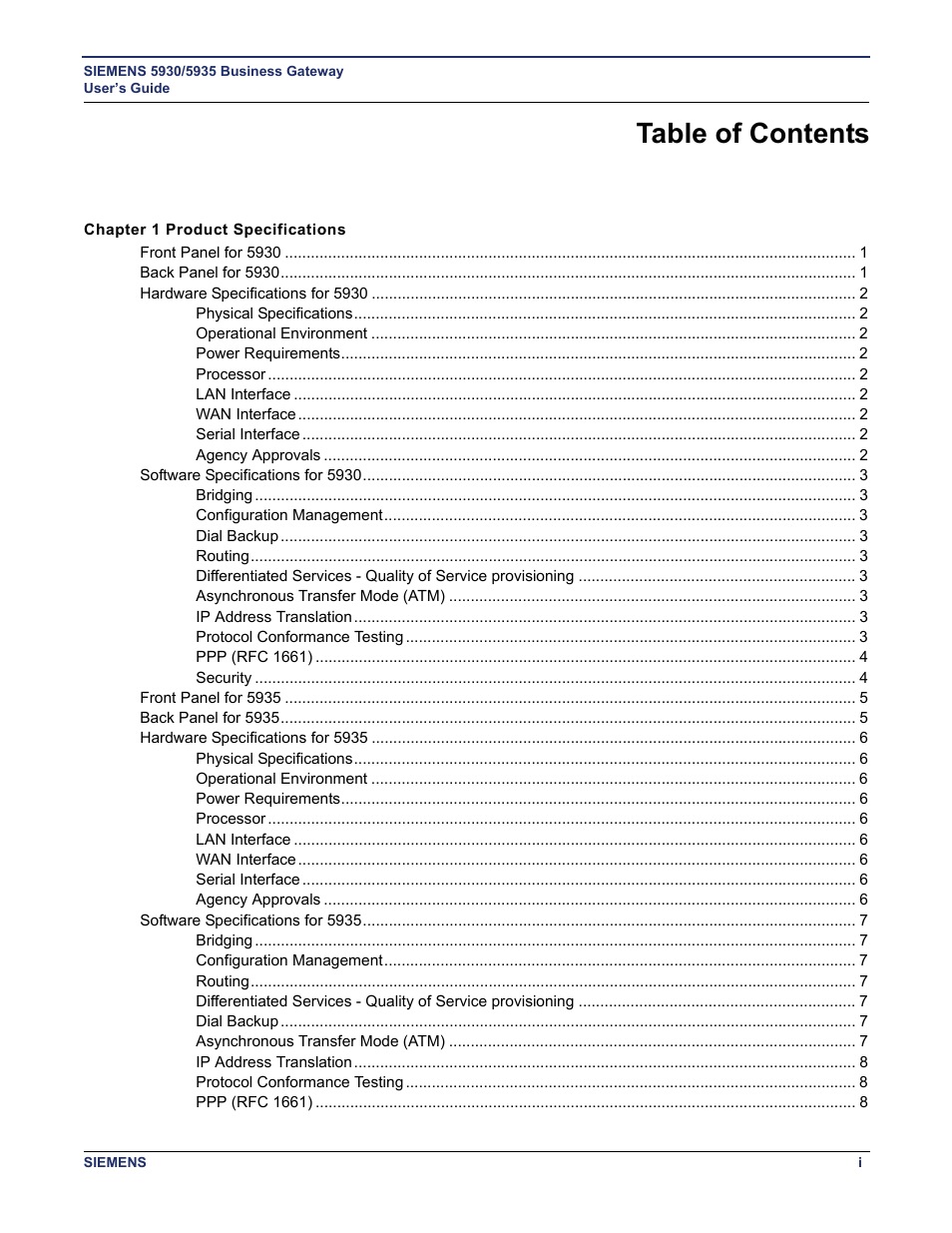 Siemens BUSINESS CLASS 5935 User Manual | Page 4 / 94