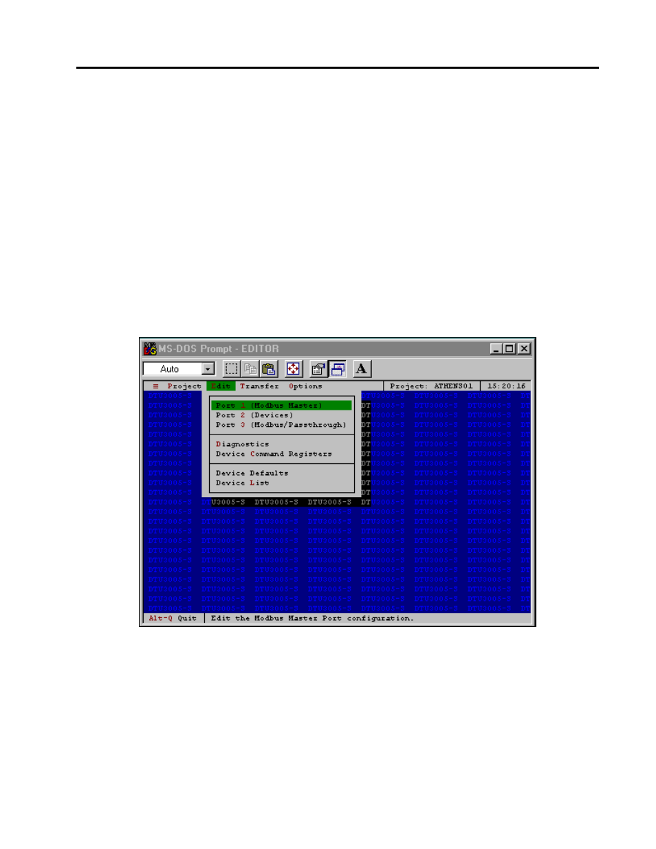 Creating project files—modbus master to devices | Siemens DTU3005-B User Manual | Page 33 / 54