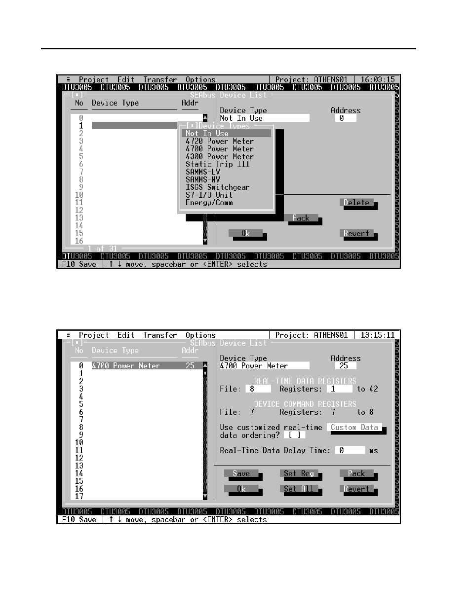 Creating project files—modbus master to devices | Siemens DTU3005-B User Manual | Page 40 / 54