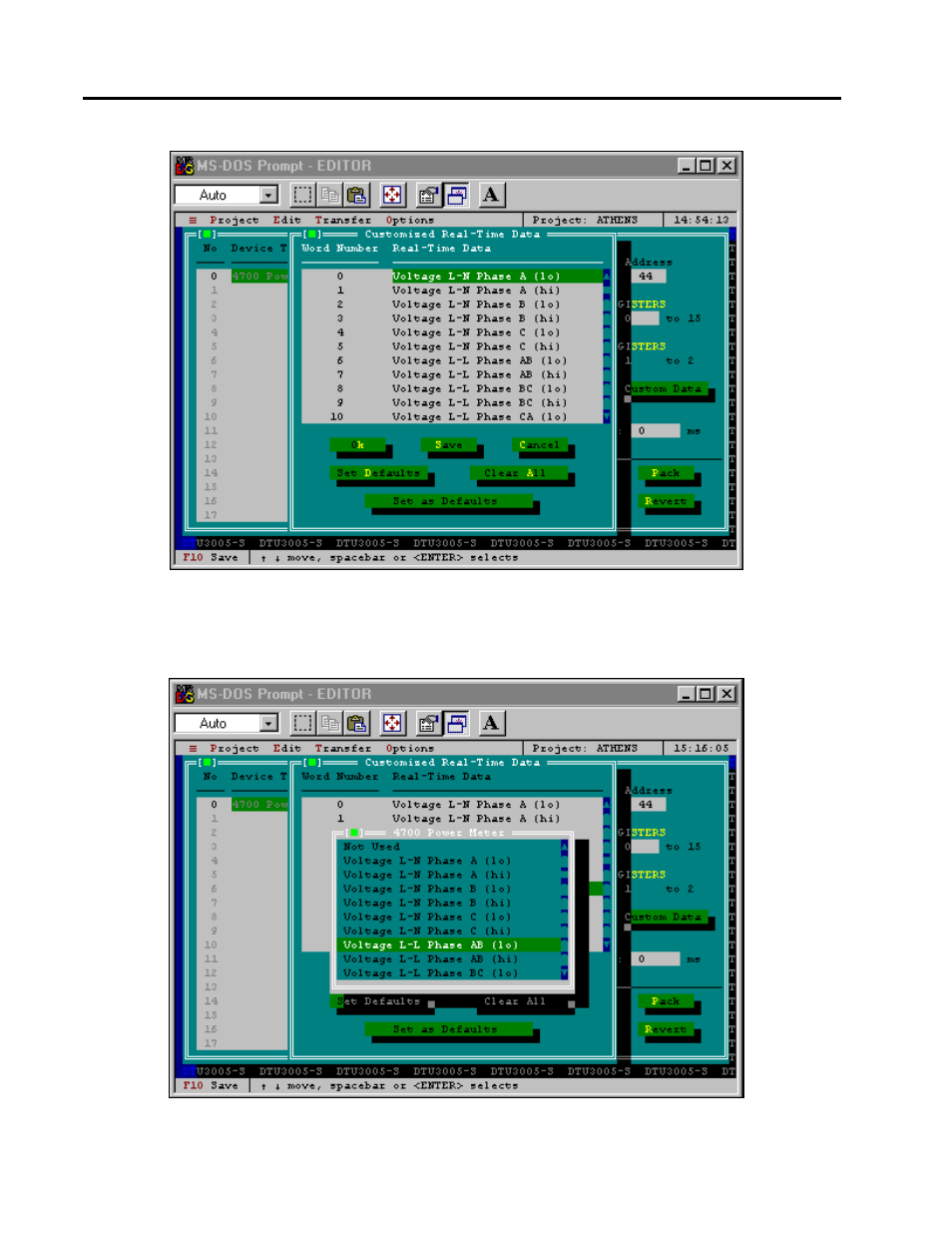 Creating project files—modbus master to devices | Siemens DTU3005-B User Manual | Page 42 / 54