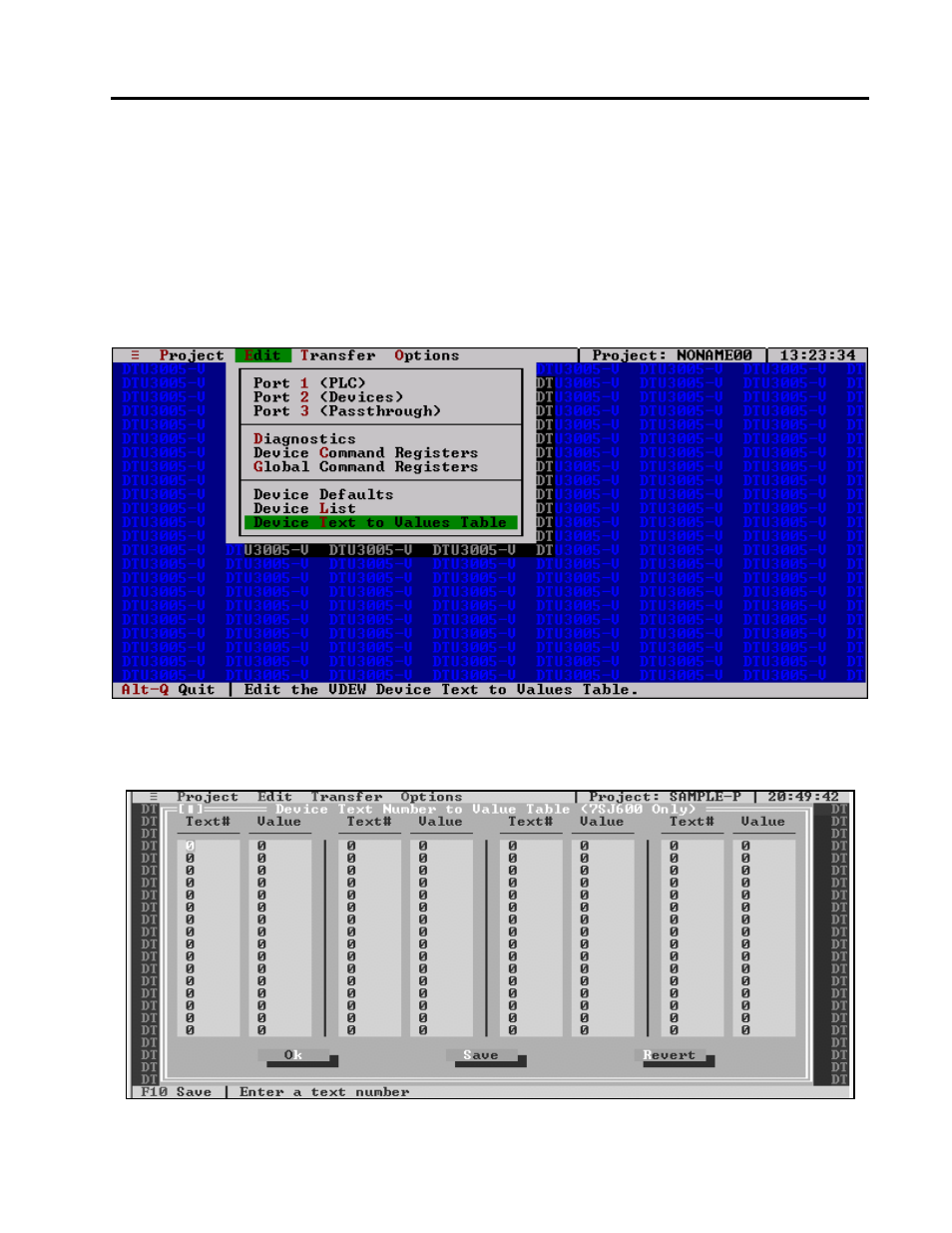 Creating project files—modbus master to devices | Siemens DTU3005-B User Manual | Page 45 / 54