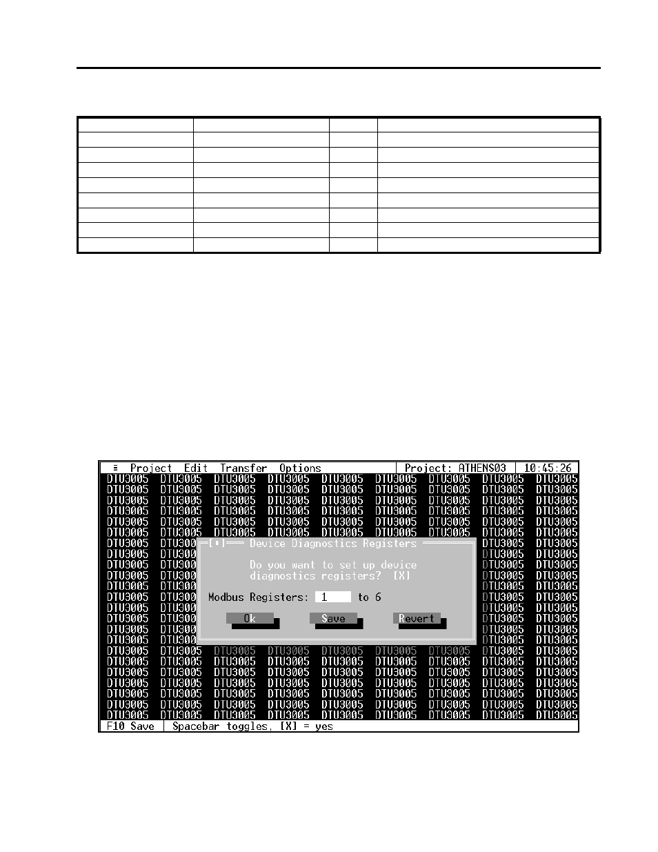 Creating project files—modbus master to devices, 9 global command registers, 10 device diagnostic registers | Siemens DTU3005-B User Manual | Page 47 / 54