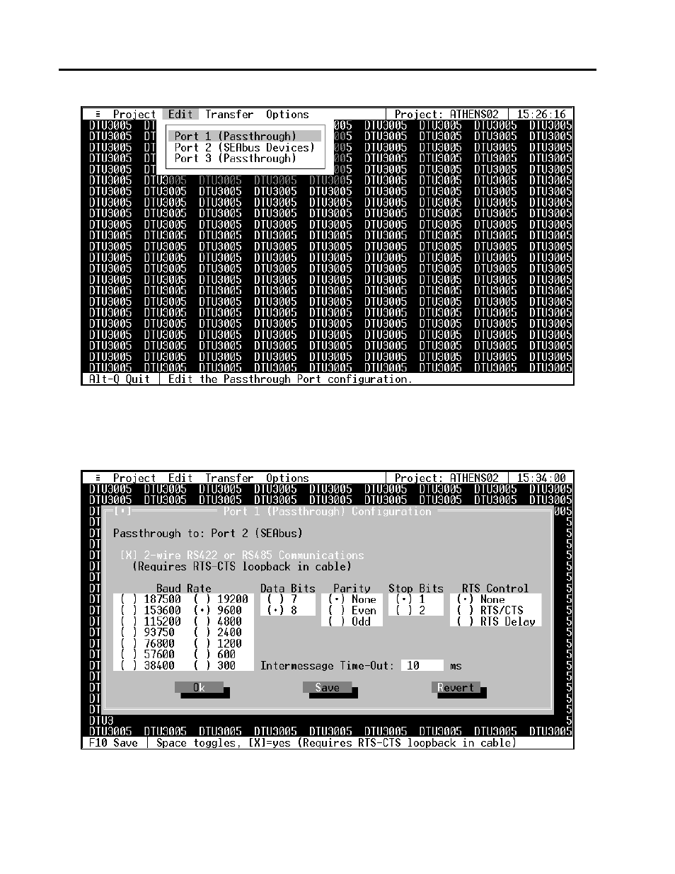 Creating project files—seabus port expander | Siemens DTU3005-B User Manual | Page 50 / 54