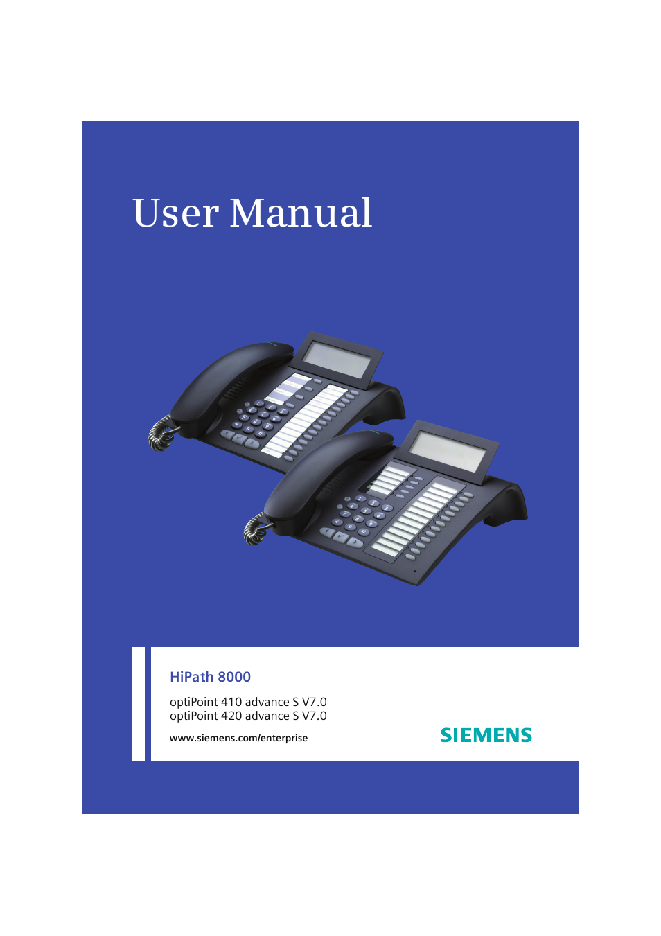 Siemens HIPATH 8000 OPTIPOINT410 User Manual | 242 pages