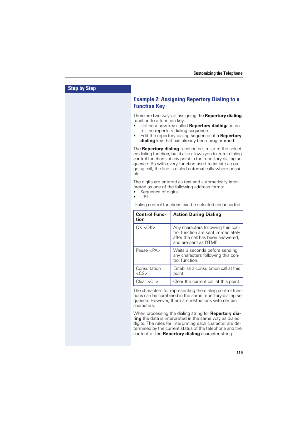 Siemens HIPATH 8000 OPTIPOINT410 User Manual | Page 119 / 242