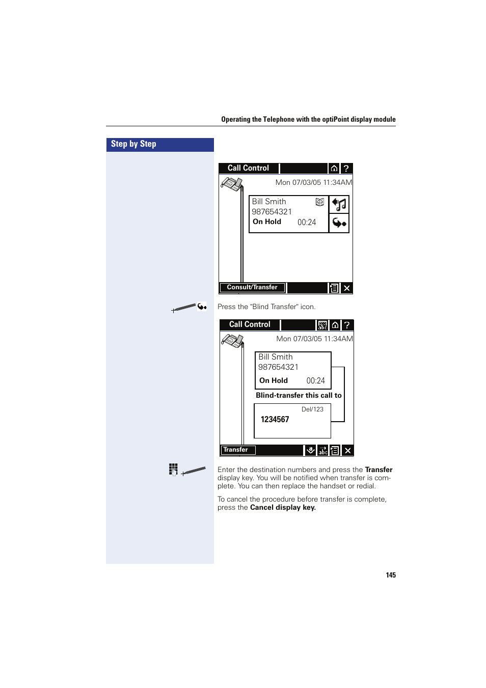 Siemens HIPATH 8000 OPTIPOINT410 User Manual | Page 145 / 242