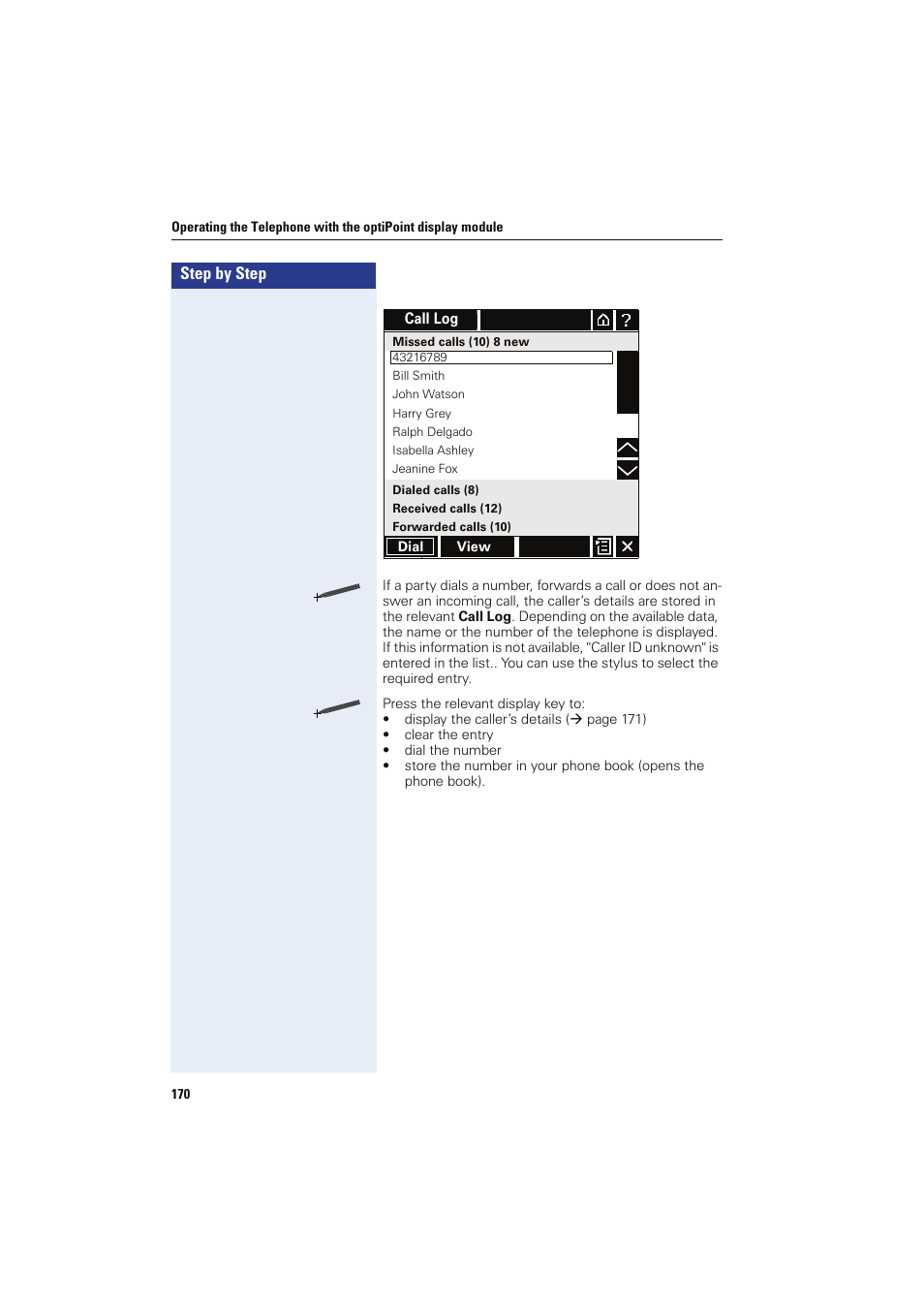 Siemens HIPATH 8000 OPTIPOINT410 User Manual | Page 170 / 242