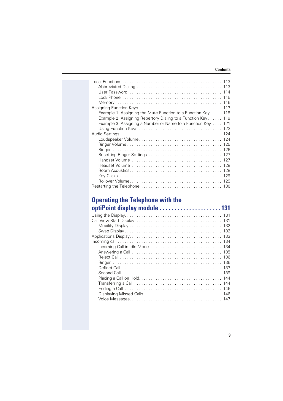 Siemens HIPATH 8000 OPTIPOINT410 User Manual | Page 9 / 242