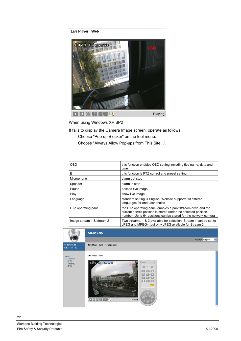 Siemens DOME COLOUR CFMC1315-LP User Manual | Page 22 / 62