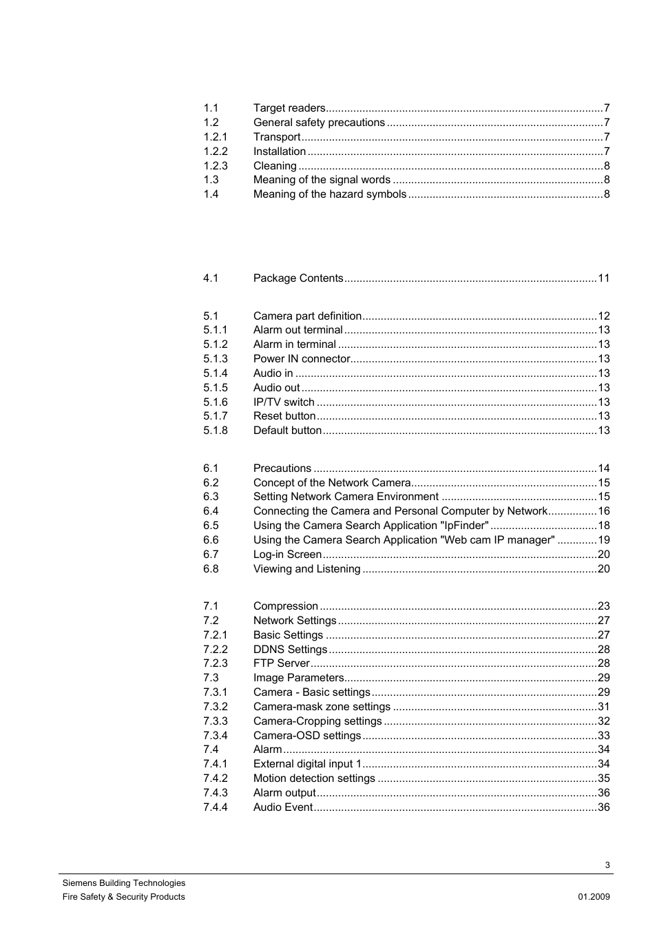 Siemens DOME COLOUR CFMC1315-LP User Manual | Page 3 / 62