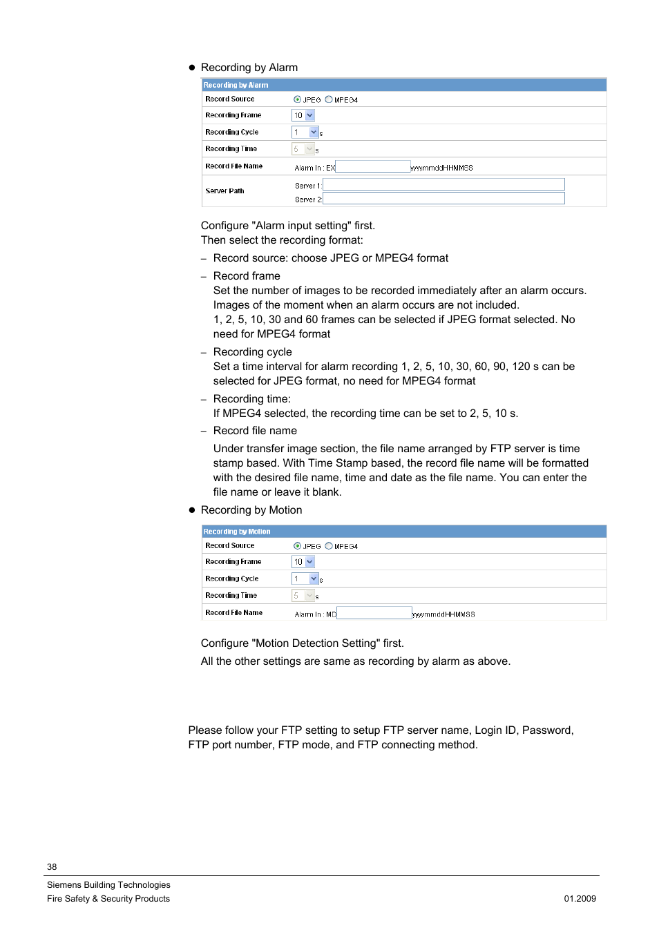 Siemens DOME COLOUR CFMC1315-LP User Manual | Page 38 / 62