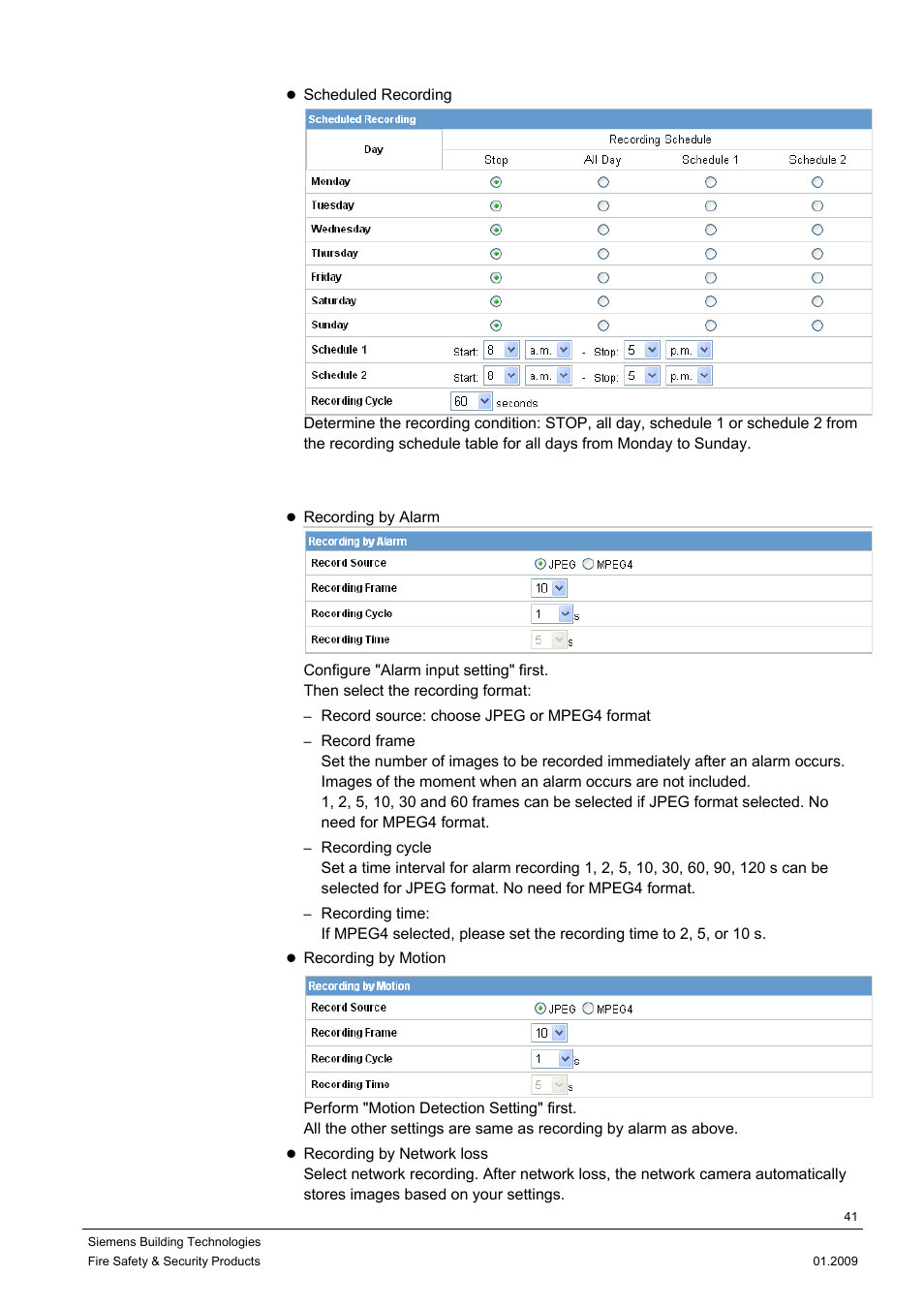 Siemens DOME COLOUR CFMC1315-LP User Manual | Page 41 / 62