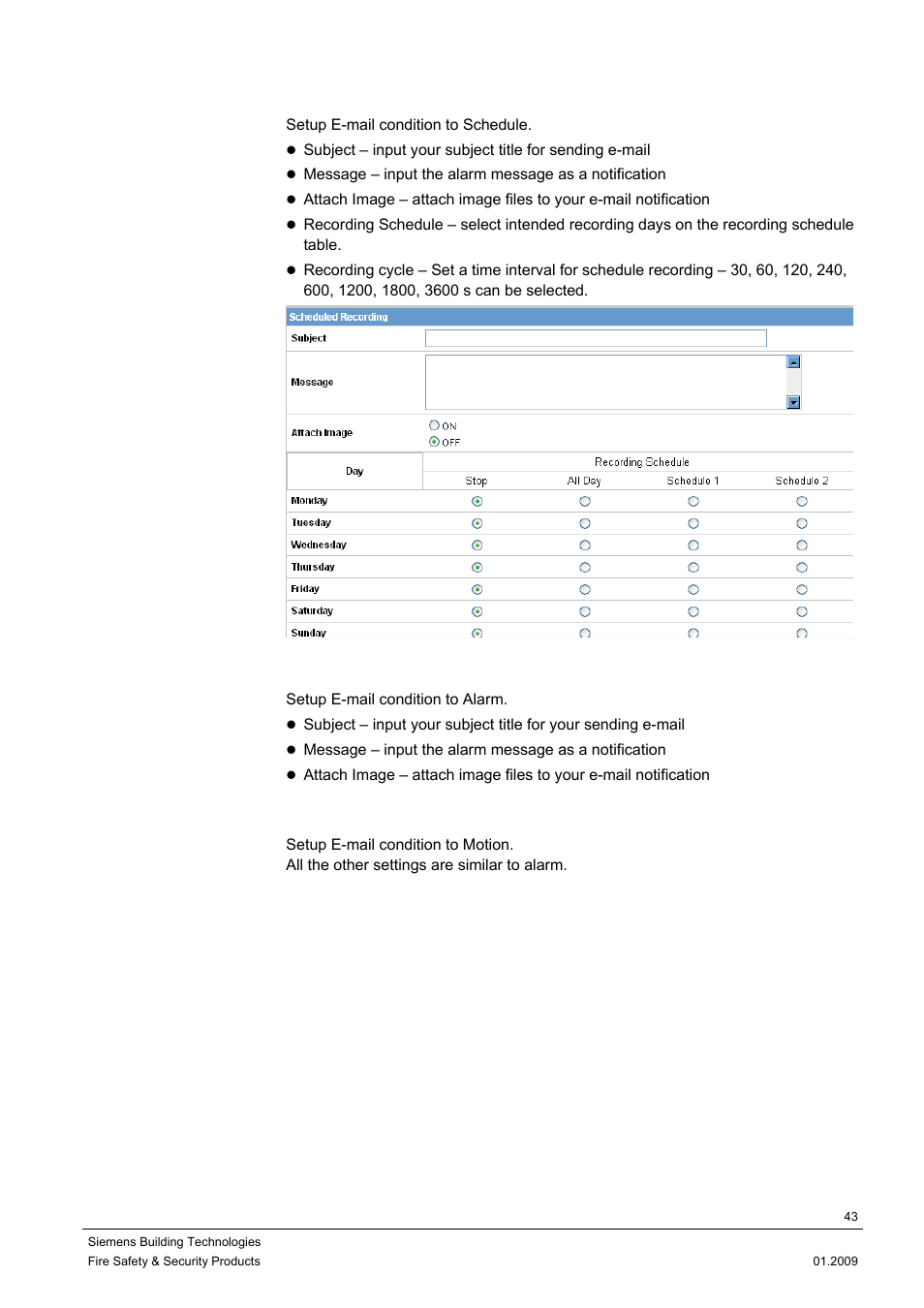 Siemens DOME COLOUR CFMC1315-LP User Manual | Page 43 / 62