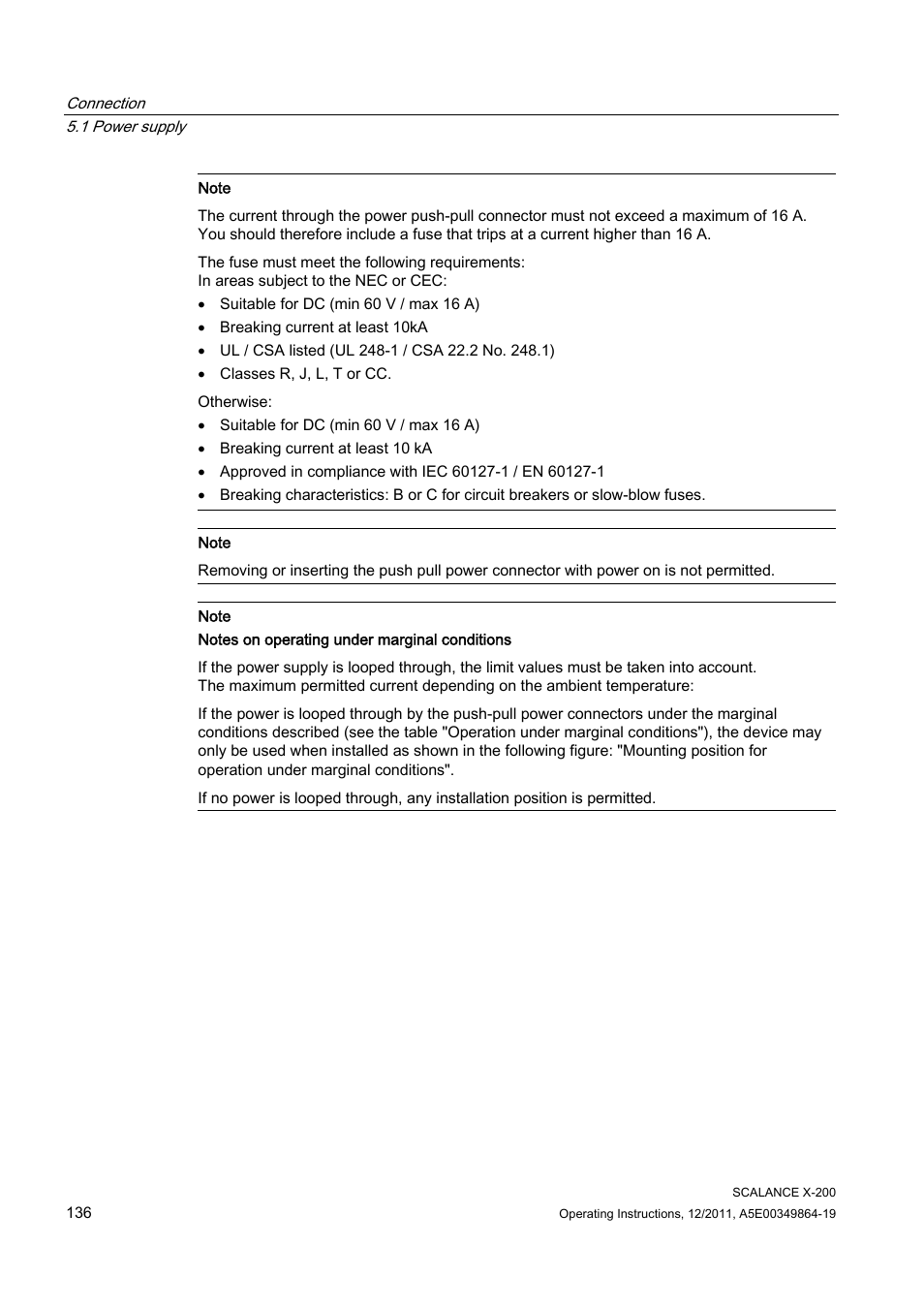 Siemens Industrial Ethernet Switches SCALANCE X-200 User Manual | Page 136 / 296