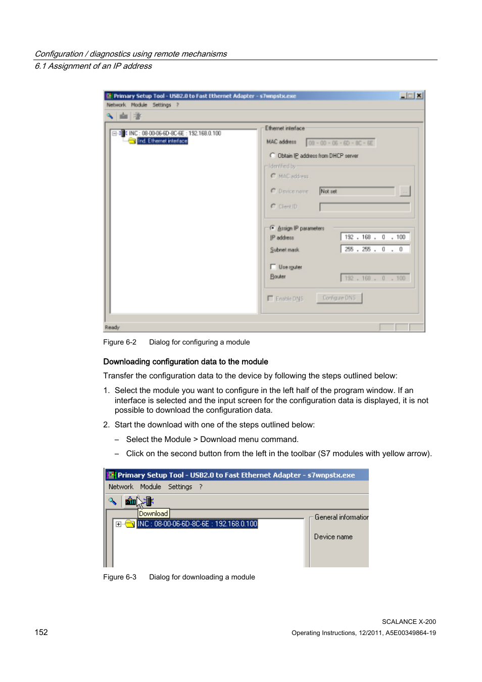 Siemens Industrial Ethernet Switches SCALANCE X-200 User Manual | Page 152 / 296