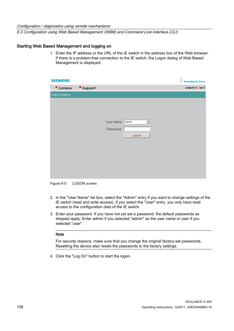 Siemens Industrial Ethernet Switches SCALANCE X-200 User Manual | Page 158 / 296