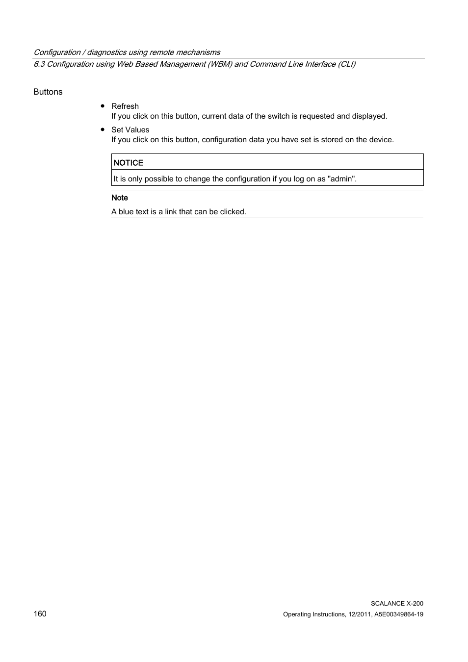 Siemens Industrial Ethernet Switches SCALANCE X-200 User Manual | Page 160 / 296