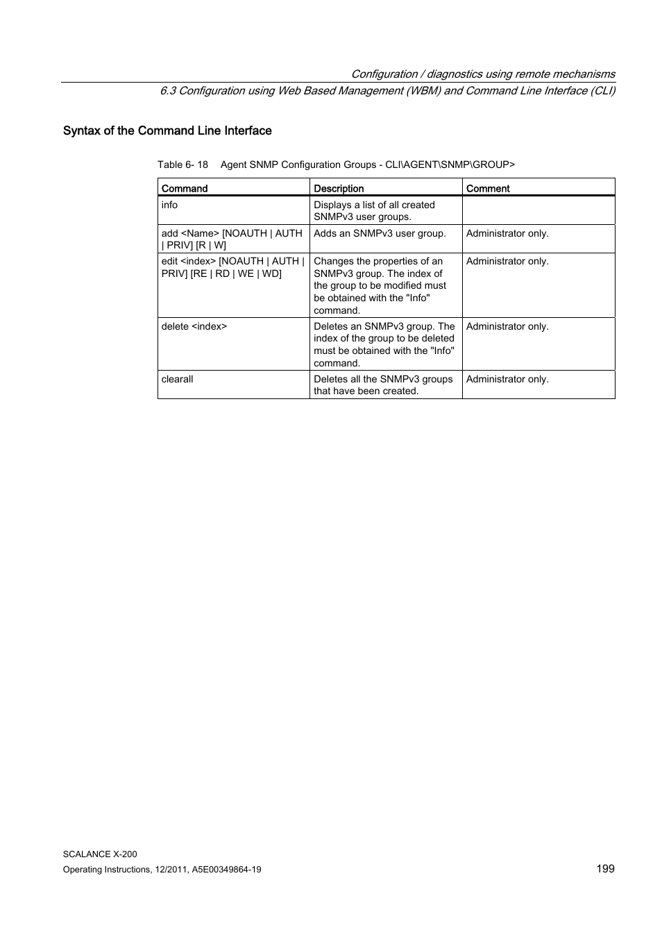 Siemens Industrial Ethernet Switches SCALANCE X-200 User Manual | Page 199 / 296