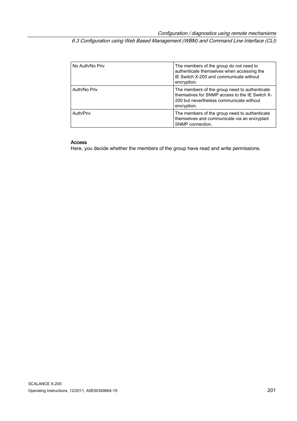 Siemens Industrial Ethernet Switches SCALANCE X-200 User Manual | Page 201 / 296