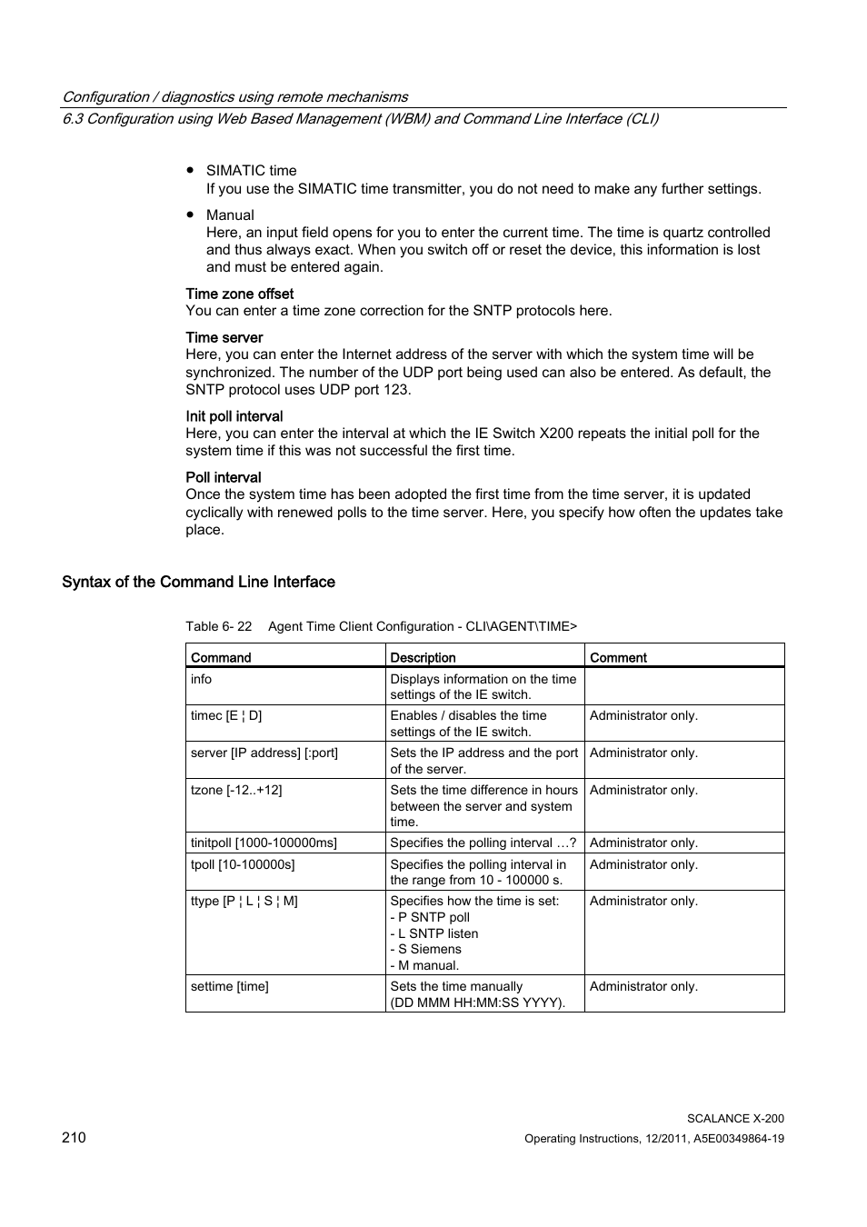 Siemens Industrial Ethernet Switches SCALANCE X-200 User Manual | Page 210 / 296