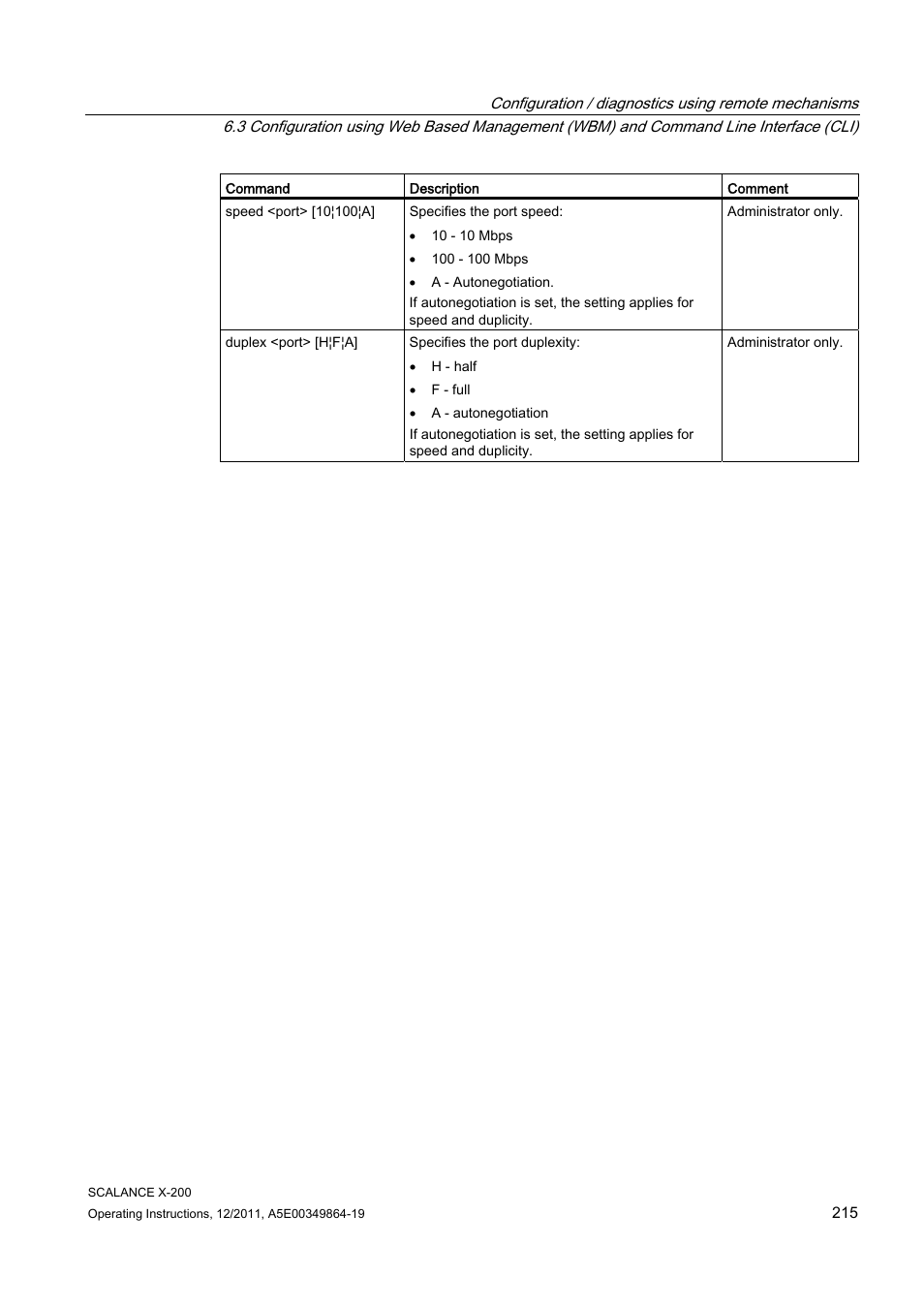 Siemens Industrial Ethernet Switches SCALANCE X-200 User Manual | Page 215 / 296