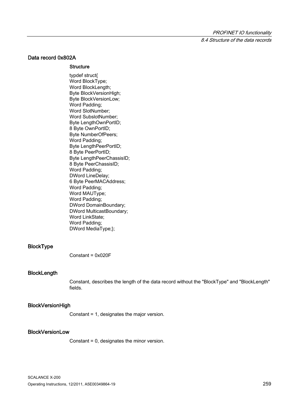 Siemens Industrial Ethernet Switches SCALANCE X-200 User Manual | Page 259 / 296